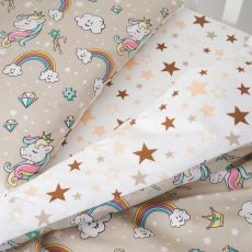 Змінна постіль 3 ел Twins Unicorn 3021-TU-02, beige, бежевий